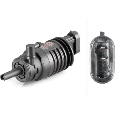 Hella | Waschwasserpumpe, Scheibenreinigung | 8TW 006 848-051