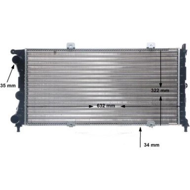 Mahle | Kühler, Motorkühlung | CR 489 000S