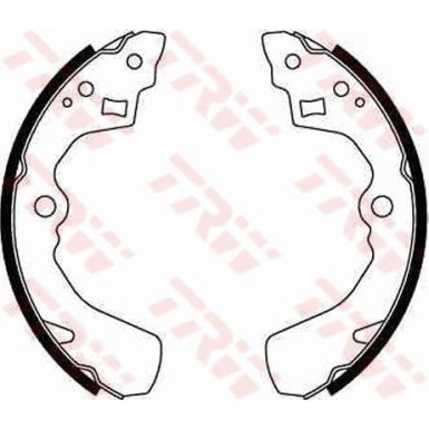 GS8549 Bremsbackensatz