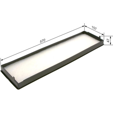BOSCH 1 987 431 156 Innenraumfilter