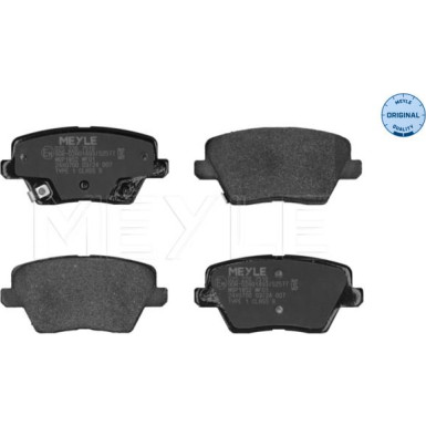 025 226 7516 Bremsbelagsatz, Scheibenbremse MEYLE-ORIGINAL: True to OE.