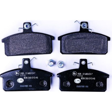8DB 355 013-451 Bremsbelagsatz, Scheibenbremse