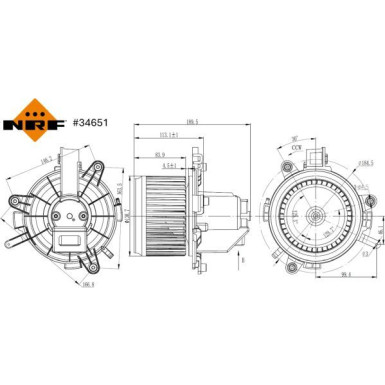 34651 Innenraumgebläse 34651 Innenraumgebläse