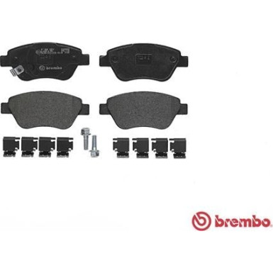 Brembo | Bremsbelagsatz, Scheibenbremse | P 59 051