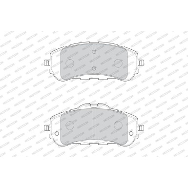Ferodo | Bremsbelagsatz, Scheibenbremse | FDB4764
