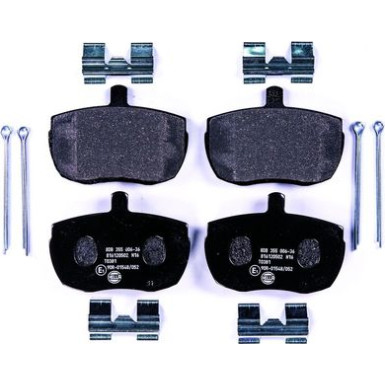 Hella | Bremsbelagsatz, Scheibenbremse | 8DB 355 006-361