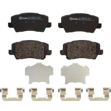 Brembo | Bremsbelagsatz, Scheibenbremse | P 30 114