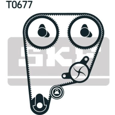 VKMC 93210 Wasserpumpe + Zahnriemensatz