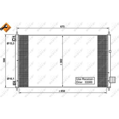 35780 Kondensator, Klimaanlage EASY FIT