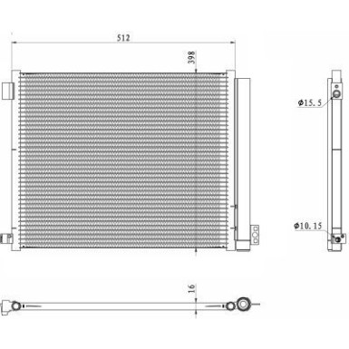 350469 Kondensator, Klimaanlage EASY FIT 350469 Kondensator, Klimaanlage EASY FIT