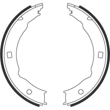 TRW | Bremsbackensatz, Feststellbremse | GS8683