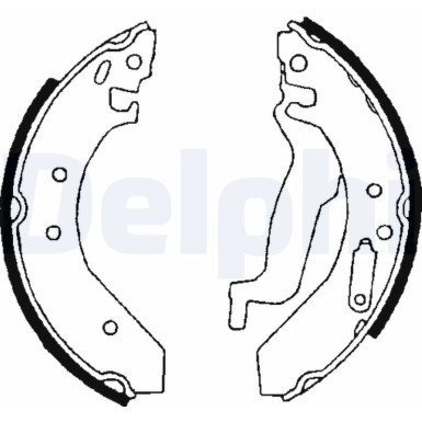 LS1645 Bremsbackensatz