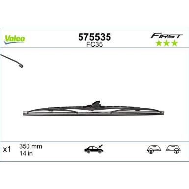Valeo | Wischblatt | Scheibenwischer | 575535