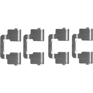 BOSCH Zubehörsatz, Scheibenbremsbelag 1 987 474 458