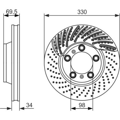 0 986 479 579 Bremsscheibe 0 986 479 579 Bremsscheibe