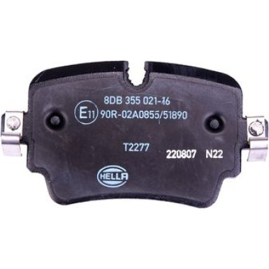 Hella | Bremsbelagsatz, Scheibenbremse | 8DB 355 021-161