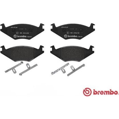Brembo | Bremsbelagsatz, Scheibenbremse | P 85 019