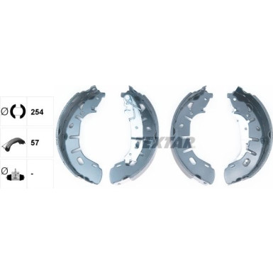 91079300 Bremsbackensatz