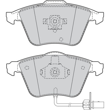 Valeo | Bremsbelagsatz, Scheibenbremse | 302056