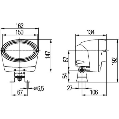 Hella | Arbeitsscheinwerfer | 1GA 996 261-511