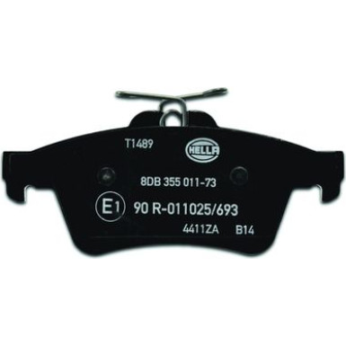 Hella | Bremsbelagsatz, Scheibenbremse | 8DB 355 011-731