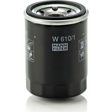MANN-FILTER W 610/1 Ölfilter 3/4-16 UNF, mit einem Rücklaufsperrventil, Anschraubfilter MANN-FILTER W 610/1 Ölfilter 3/4-16 UNF, mit einem Rücklaufsperrventil, Anschraubfilter