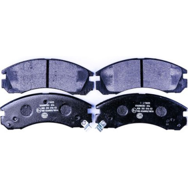 Hella | Bremsbelagsatz, Scheibenbremse | 8DB 355 016-531