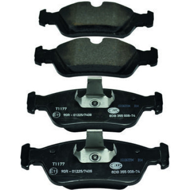 Hella | Bremsbelagsatz, Scheibenbremse | 8DB 355 008-741