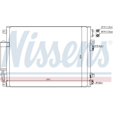 94874 Kondensator, Klimaanlage ** FIRST FIT **