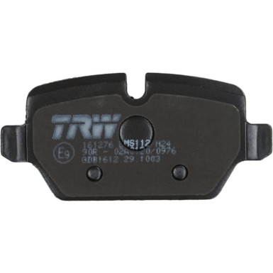 TRW Bremsbelagsatz, Scheibenbremse COTEC GDB1612