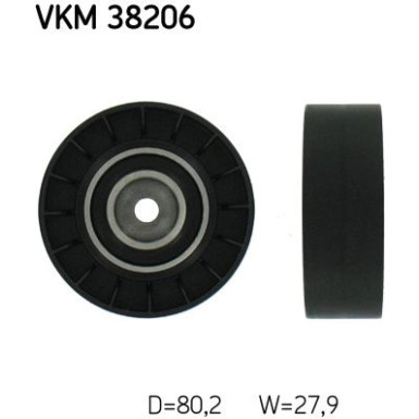 VKM 38206 Umlenk-/Führungsrolle, Keilrippenriemen