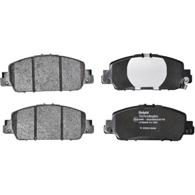 Delphi | Bremsbelagsatz, Scheibenbremse | LP3243