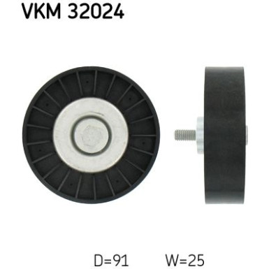 VKM 32024 Umlenk-/Führungsrolle, Keilrippenriemen