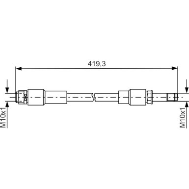 BOSCH | Bremsschlauch | 1 987 481 674