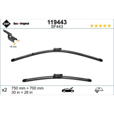 119443 Wischblatt DAS ORIGINAL SET
