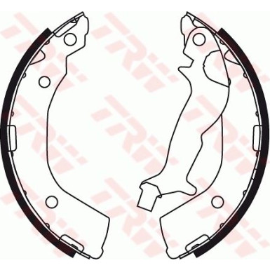 GS8737 Bremsbackensatz GS8737 Bremsbackensatz