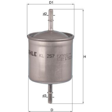 KL 257 Kraftstofffilter KL 257 Kraftstofffilter