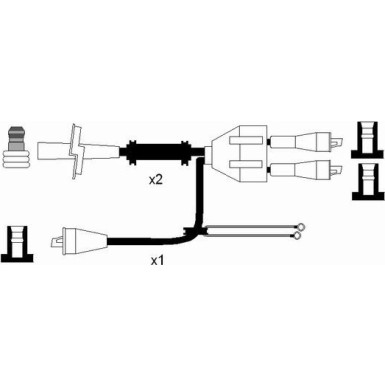 6969 Zündleitungssatz