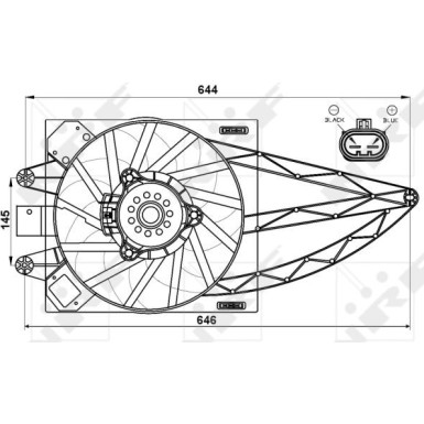 47541 Lüfter, Motorkühlung