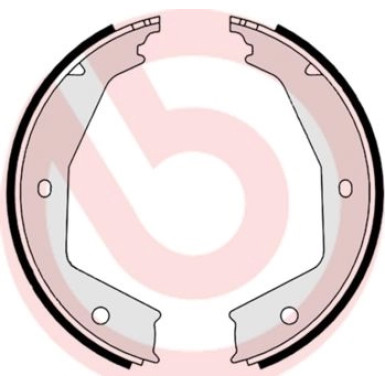 Brembo | Bremsbackensatz, Feststellbremse | S 23 554
