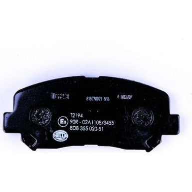 Hella | Bremsbelagsatz, Scheibenbremse | 8DB 355 020-511