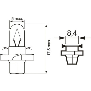 1 987 302 255 Glühlampe Pure Light