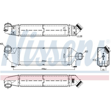 96733 Ladeluftkühler ** FIRST FIT **