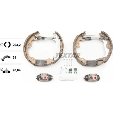 Textar Bremsbackensatz Shoe Kit Pro 84052500