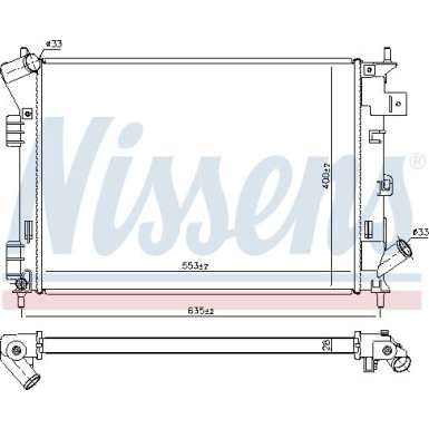 666206 Kühler, Motorkühlung 666206 Kühler, Motorkühlung