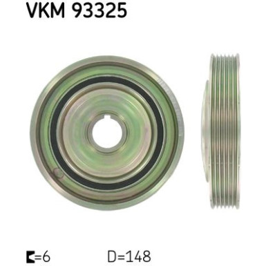 SKF | Riemenscheibe, Kurbelwelle | VKM 93325