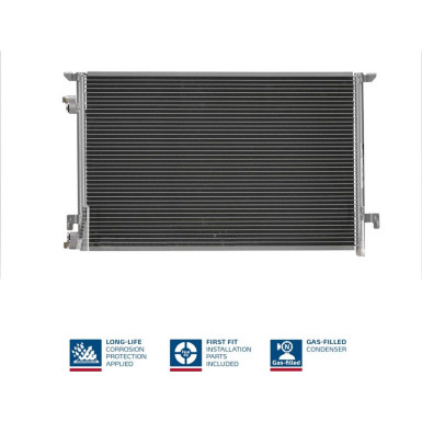 94598 Kondensator, Klimaanlage ** FIRST FIT **
