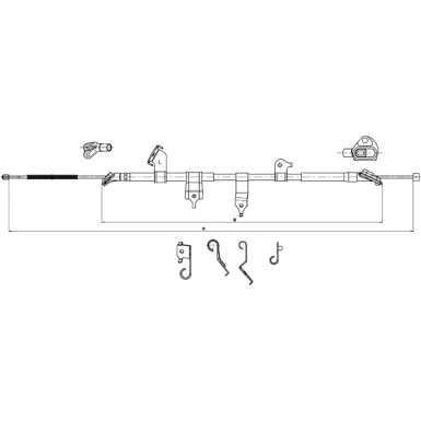 17.1566 Seilzug, Feststellbremse