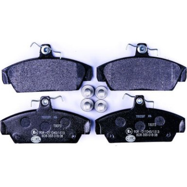 8DB 355 018-081 Bremsbelagsatz, Scheibenbremse 8DB 355 018-081 Bremsbelagsatz, Scheibenbremse