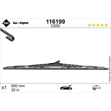 116199 Wischblatt DAS ORIGINAL SINGLE